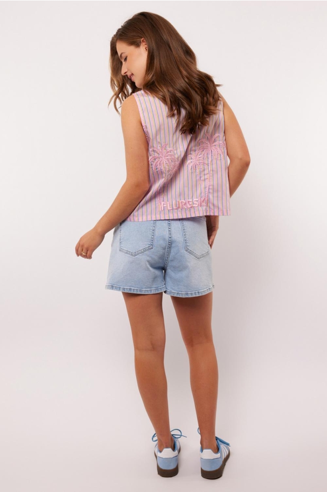GWENN SHORTS 25ZFNF01 DENIM LIGHT BLUE